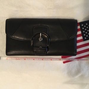 COACH Vintage black leather wallet